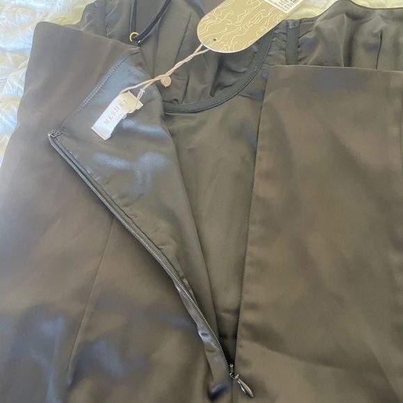 Meshki Bridget corset black satin mini dress - Picture 7 of 13